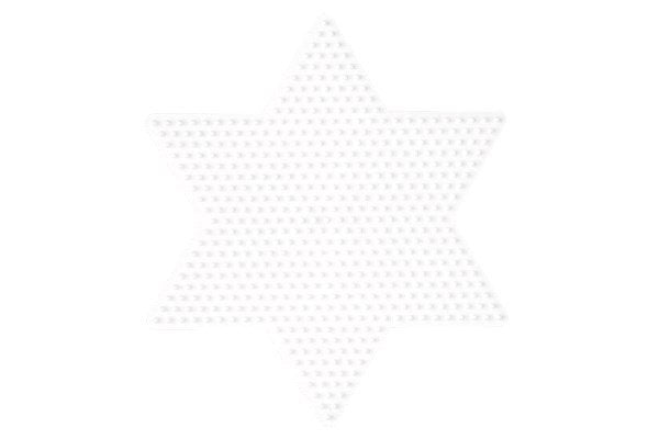 Hama stiftplade stjerne stor 14,5x16,5cm